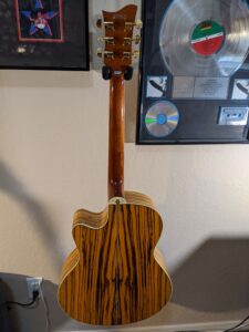 Rare ESP/LTD Zebra Wood Xtreme series Acoustic/Electric. See this guitar at Guitar Pickers in Scottsdale